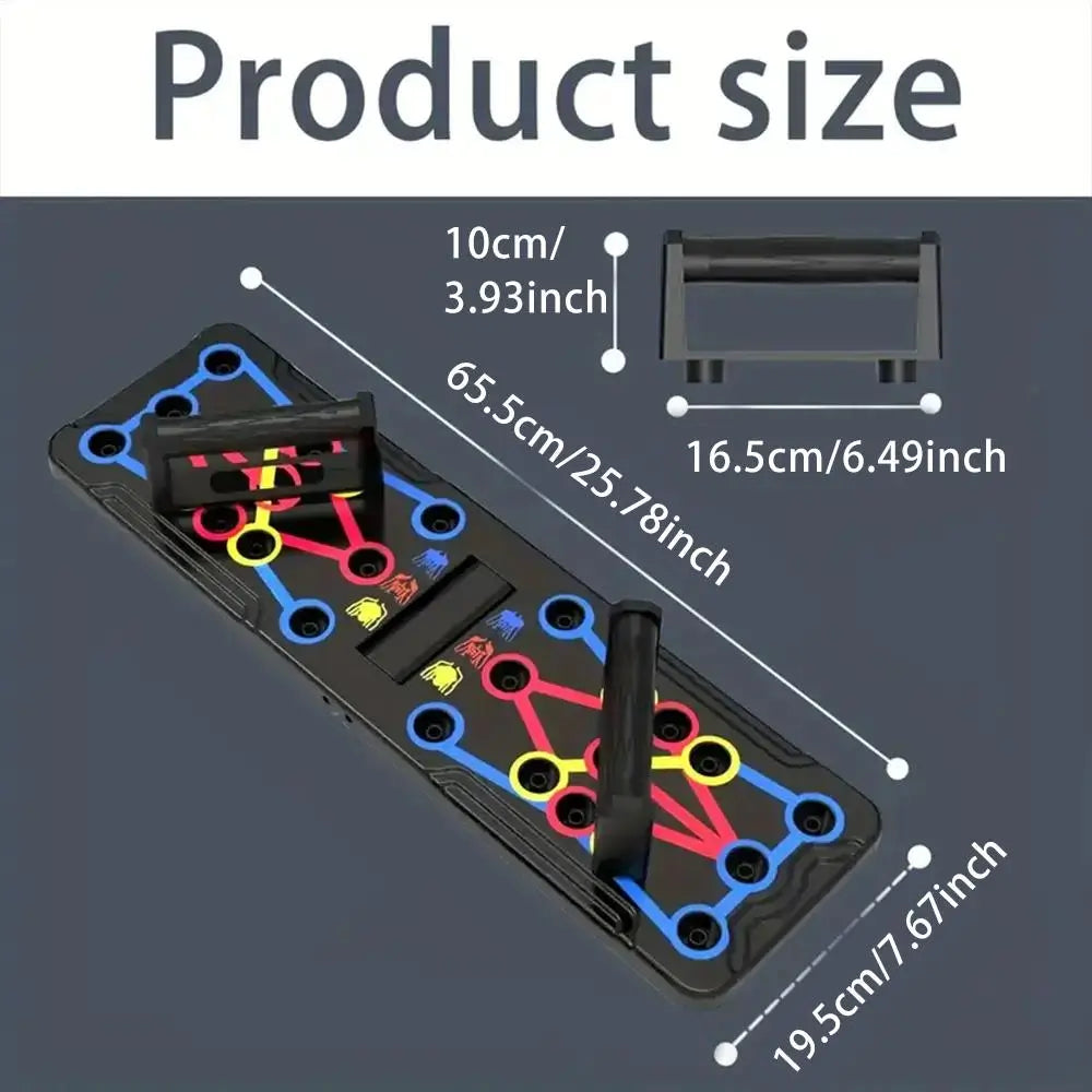 Push-Up Board and Abdominal Training Stand, Portable Fitness Equipment for Home Gym, Strength Training Solution